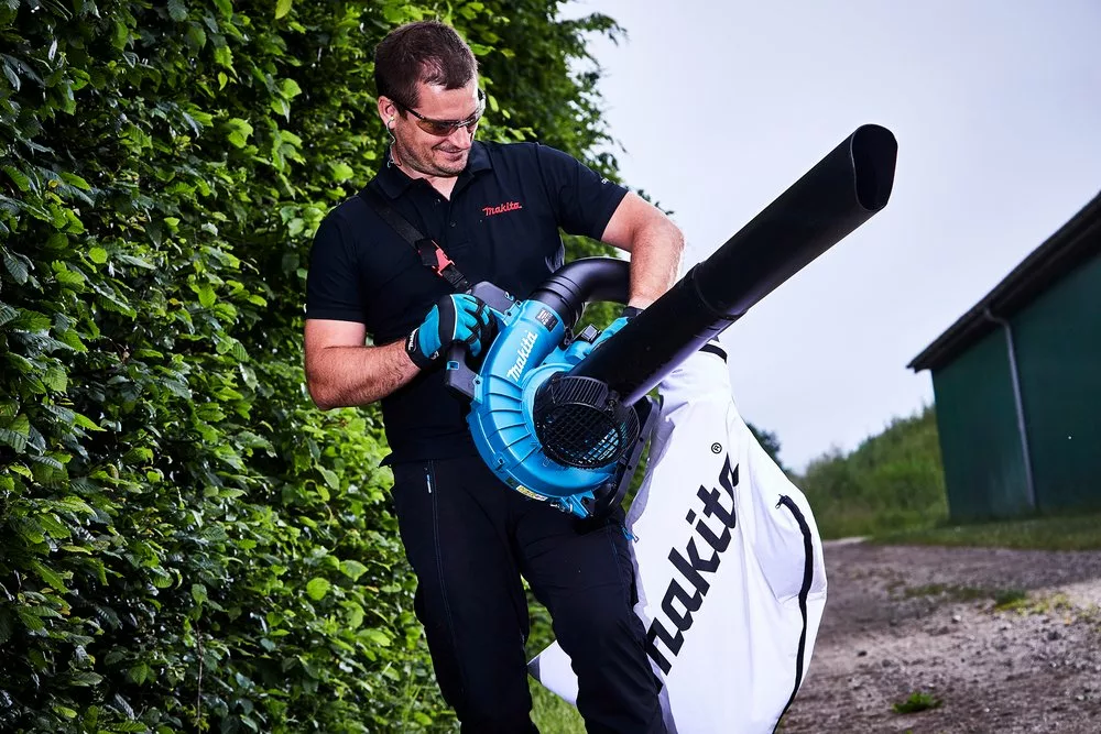 Makita Akku-Laubbläser und -sauger DUB363PT2V mit 2 x 5 Ah Akku und Doppel-Ladegerät - Modell 2025-Neu - Image 5