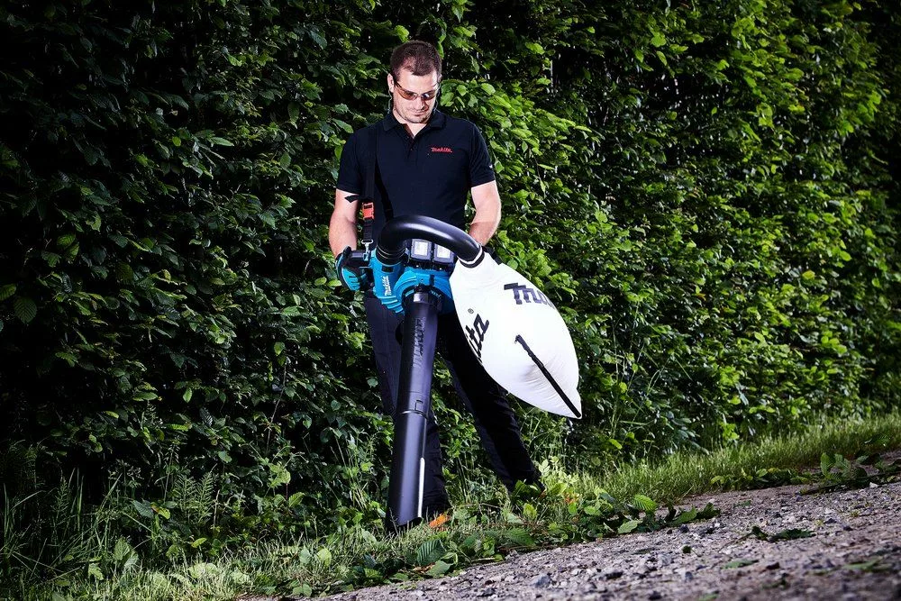 Makita Akku-Laubbläser und -sauger DUB363PT2V mit 2 x 5 Ah Akku und Doppel-Ladegerät - Modell 2025-Neu - Image 6